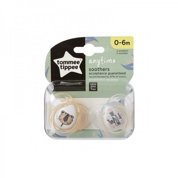 Tommee Tippee Ортодонтична залъгалка Anytime 0-6 месеца